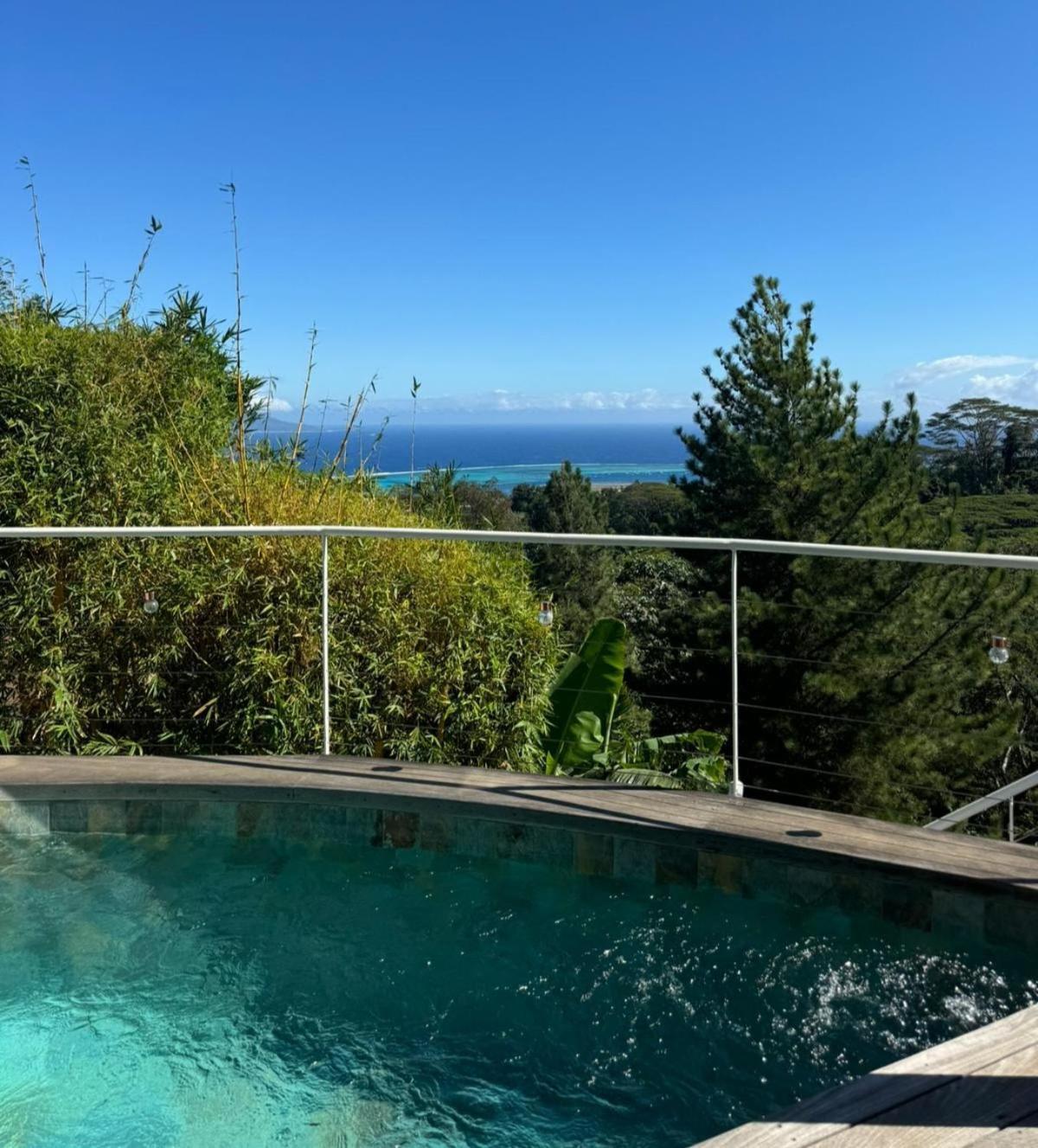 Logement Cosy Avec Piscine Et Vue Tahiti Punaauia エクステリア 写真